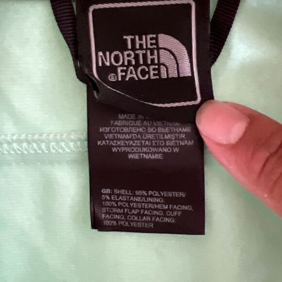 The North Face Storm Collar Softshell Jacket Mint Green Women's Size M - Picture 6 of 7